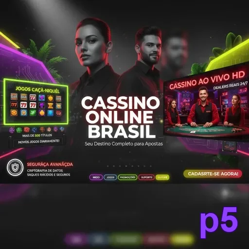 Interface da p5 no celular com acesso rápido