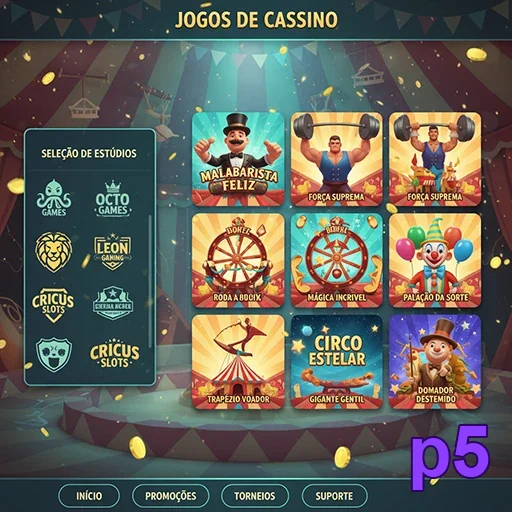 Tela mobile com promoções atuais na p5